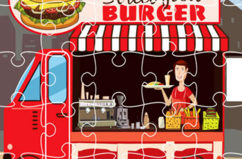 Burger Trucks Jigsaw