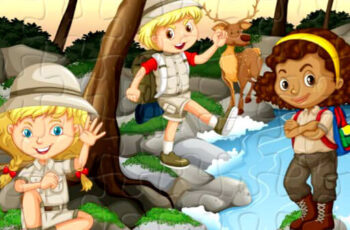 Camping Kids Jigsaw