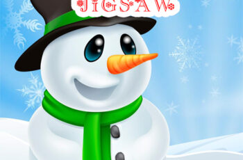 Christmas Snowman Jigsaw Puzzle